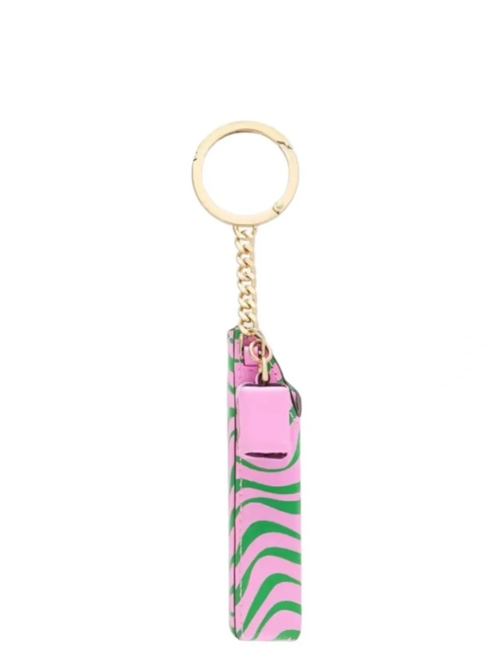 kate spade Pink & Green Strawberry Candy Keychain Charm - Picture 2 of 3